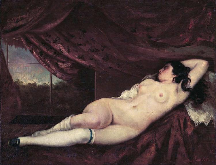 Nude Reclining Woman, Gustave Courbet
